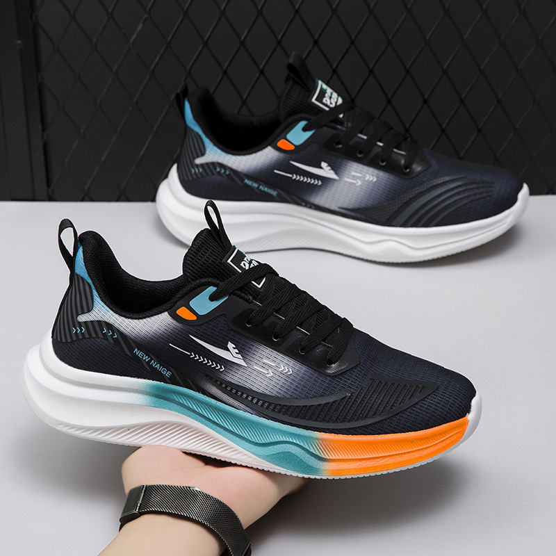 Men High rebound CushionedFly Woven Breathable Running Suitable Quality any season hot Comfy Lightweight Sports Shoes New trainers women and men deisg