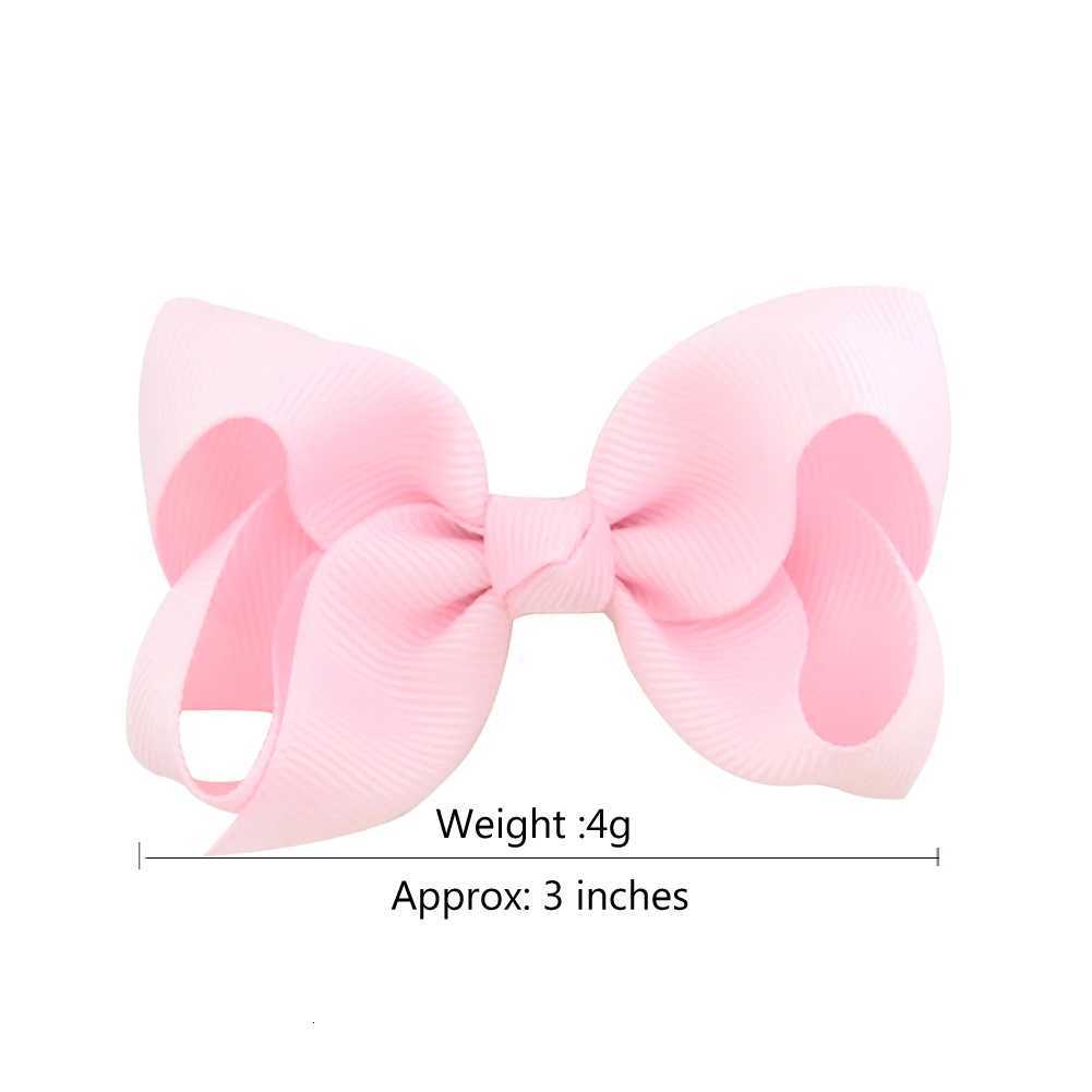 3468 inch Colorful Grosgrain Ribbon Hair Bows Clips For Baby Girls Handmade Hairpins Barrettes Headwear Kids Hair AccessoriesW254021