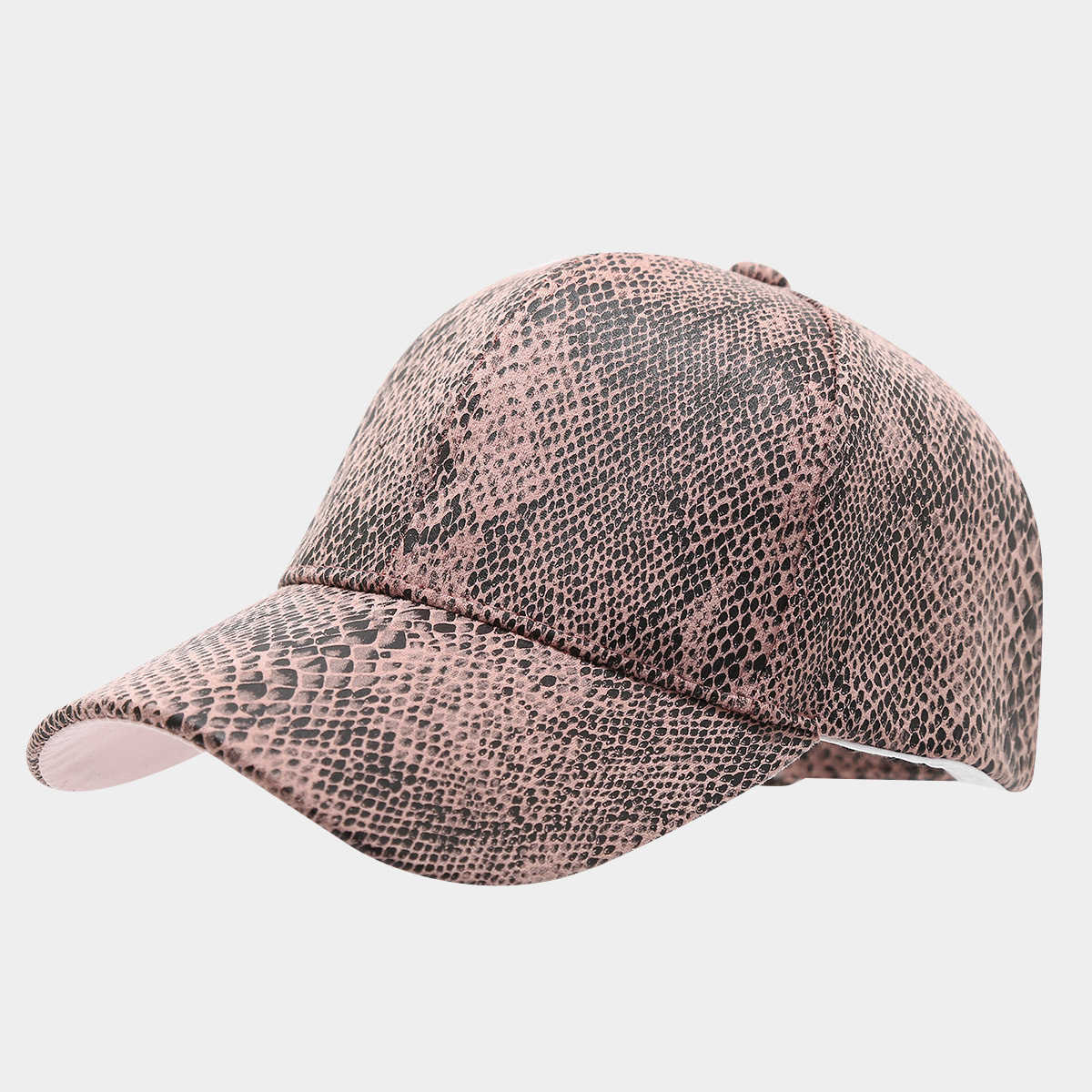 New Snake Pattern Baseball Cap for Men and Women Street Fashion Personality Duckbill Cap Spring and Summer Casual Sun Hat H251020