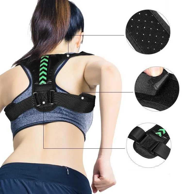 Posture Corrector Unisex Adjustable Back Clavicle Support Back Brace for Neck Back Shoulder Reshape Body D251021