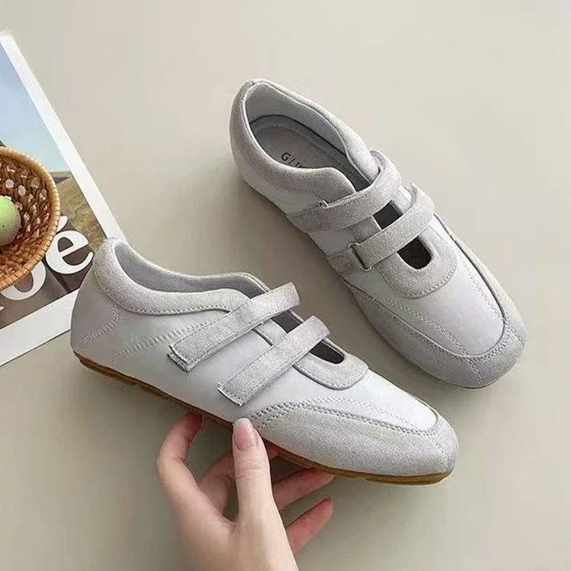 Flats Womens Sports Shoes Fashion Sneakers Casual Shallow Loafers Shoes Walking Ballet Shoes Trend Cozy Zapatillas De Mujer 251021