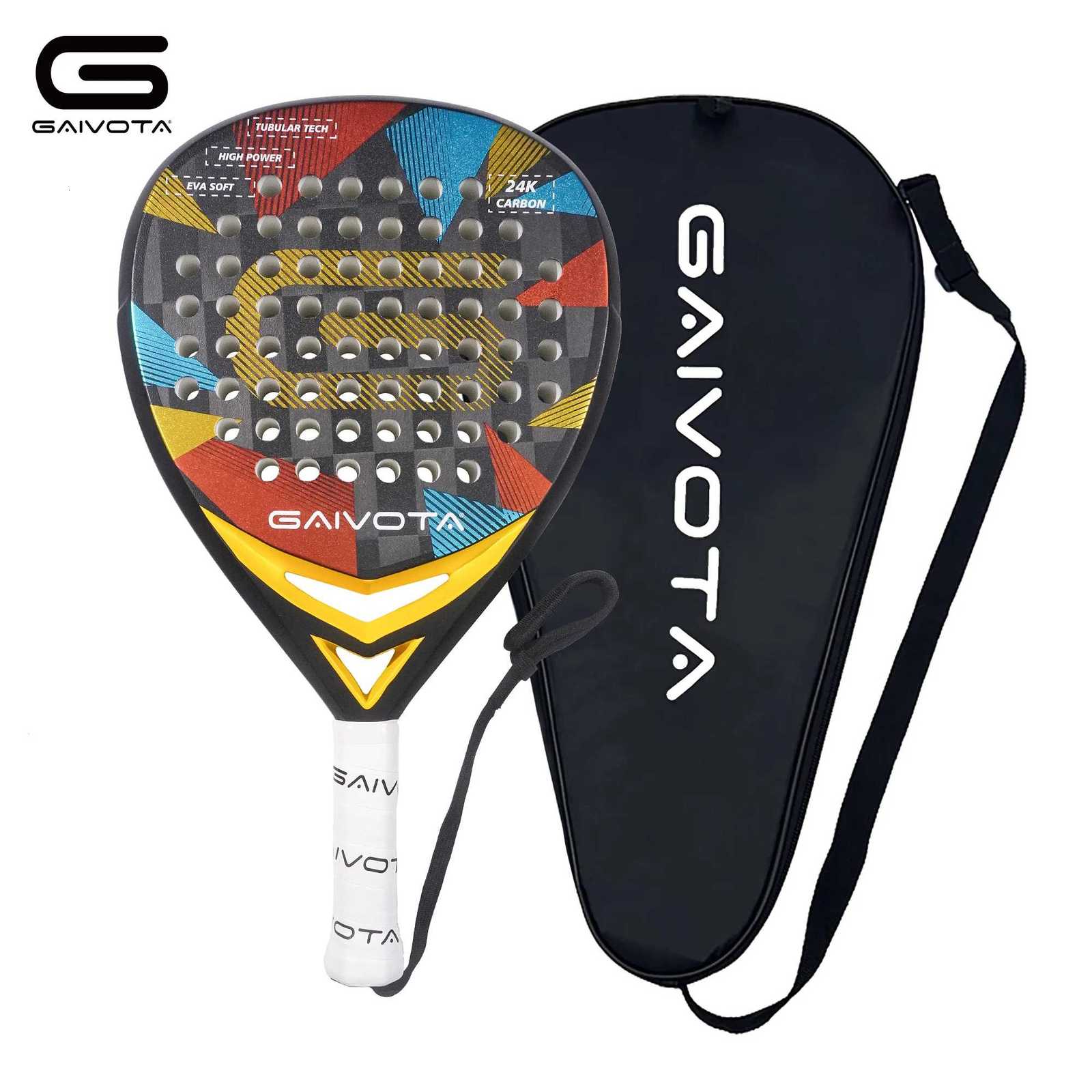 GAIVOTA 2025 Padel tennis racket 24K carbon fiber surface treatment EVA soft foam core professional competition grade W251021