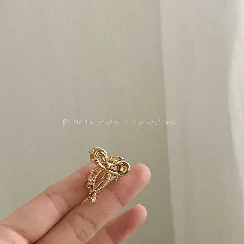 24pcs Mini Small Bow Hair Clip for Women Girl Cute Metal Hair Accessories Broken Hair Bang Claw Side Head Clip Summer HeaddressW254021