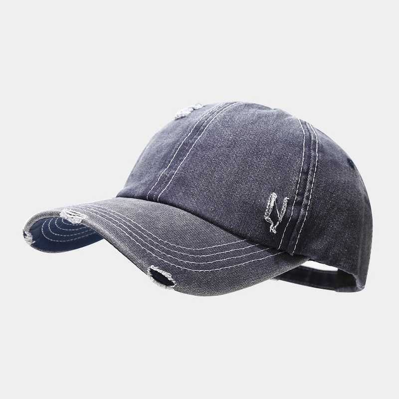 Baseball Cap Womens Large Head Circumference Adjustable Water Wash Duck Tongue Cap Outdoor Sports Cap H251020