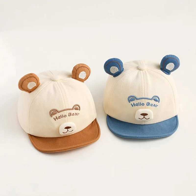 Cute Cartoon Baby Duck Tongue Caps 324 Months Boy Girl Spring New Baseball Cap Soft Brim Outdoor Kids Sunscreen Duckbill Hats J251021