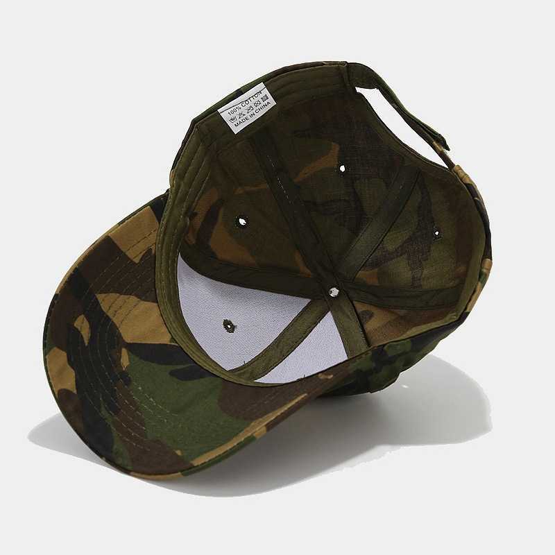 New Camouflage Baseball Cap for Men and Women Outdoor Sports Casual Sun Protection Sun Hat Spring Summer Versatile Duckbill Cap H251020