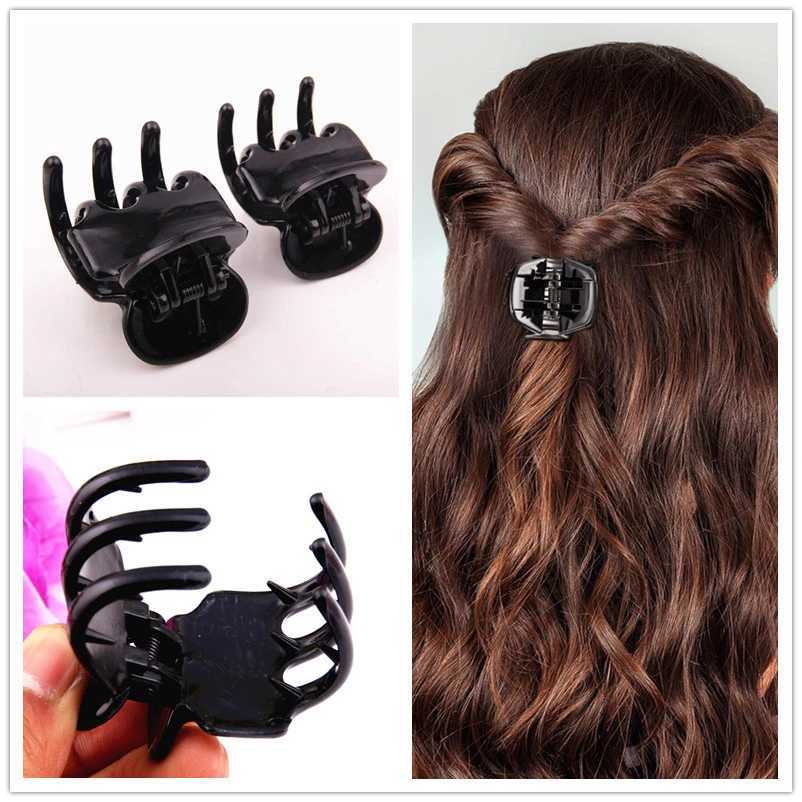2 Pieces Hair Claw Clips for Thick Hair Plastic Ponytail Holder for Women Hairdressing Salon Tool Crab for Hair Summer HeadwearW254021