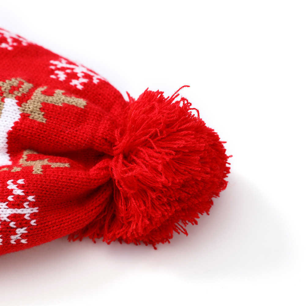 Christmas Knitted Hat with Sequins and Fashionable and Versatile Pullover Hat for Autumn and Winter Warm Wool Hat H251020