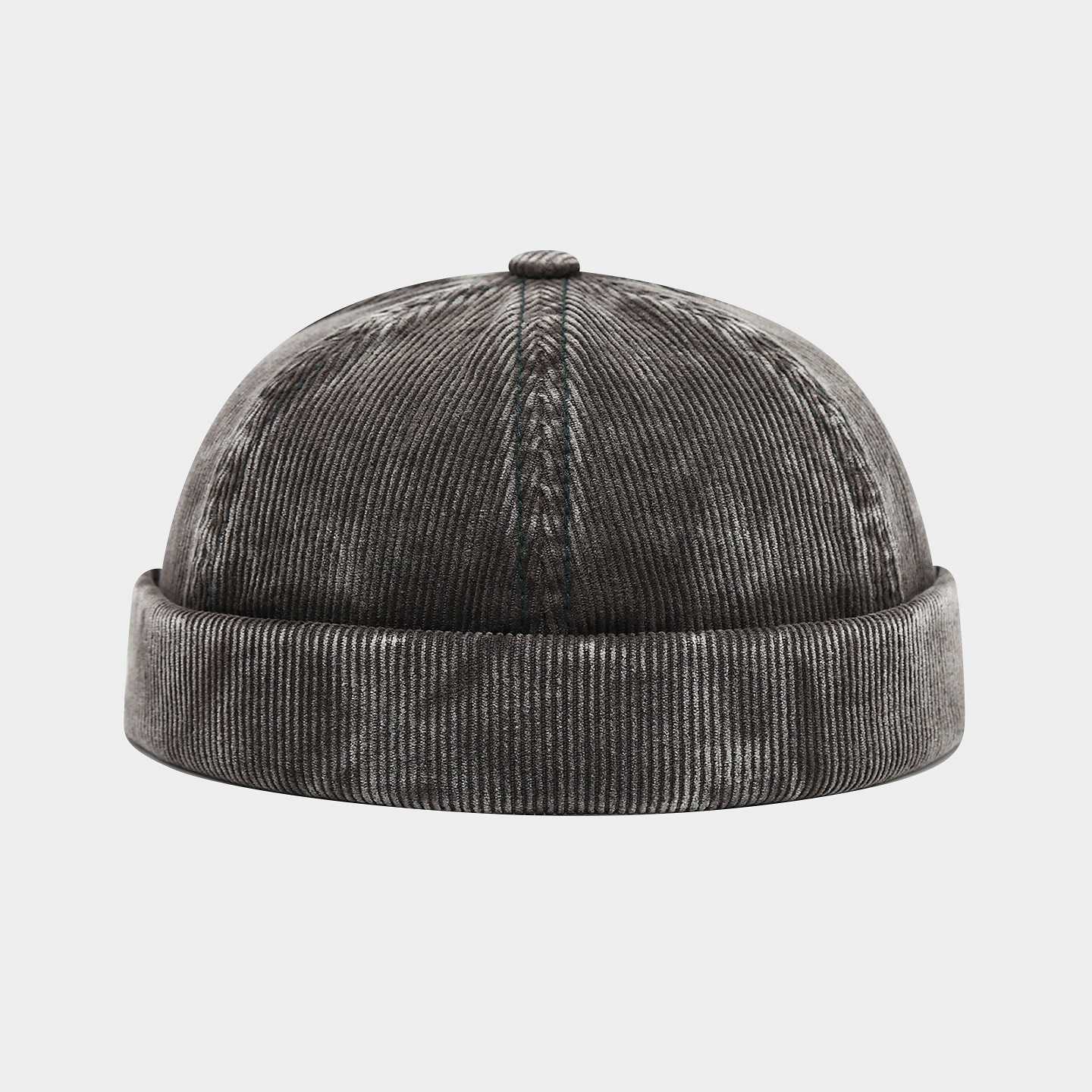 Autumn Winter Corduroy Skin Hat Men and Women Trendy Brand Distressed Brimless Beanie Cap Casual Landlord Hat Trend H251020