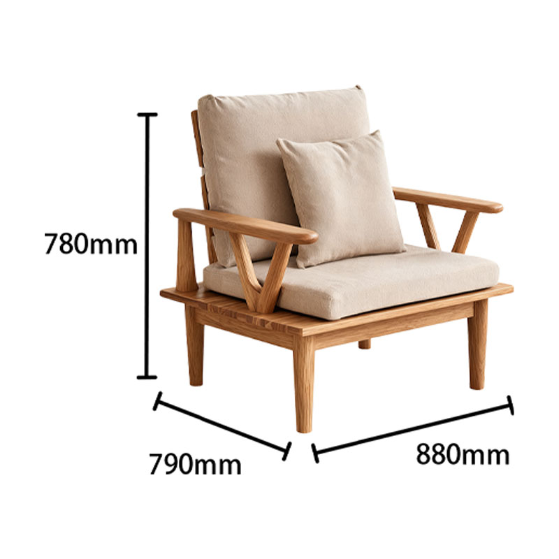 North American solid wood wrapped sofa