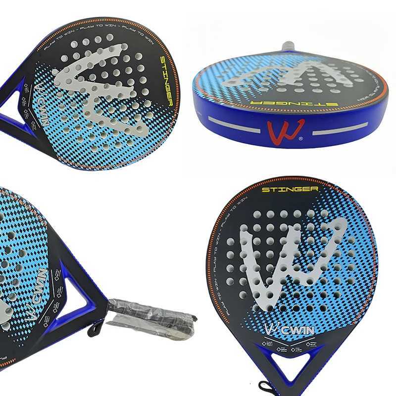 Camewin Paddle Racket Adult Prefessional Carbon Fiber Soft EVA Face Tennis Paddle Racquet Racket with Padle Bag Cover 2024 New W251021