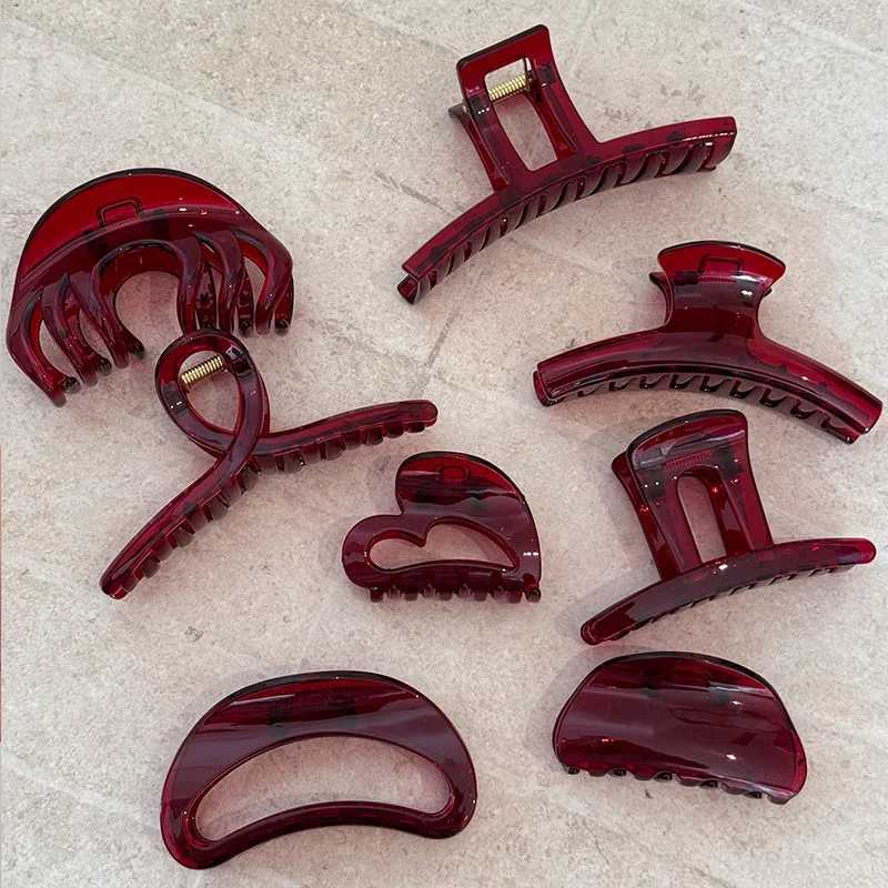 Set hair clips accessories for women girl femme pin large thick fascinators elegant Headdress crab vintage 2025 leading fashionW254021