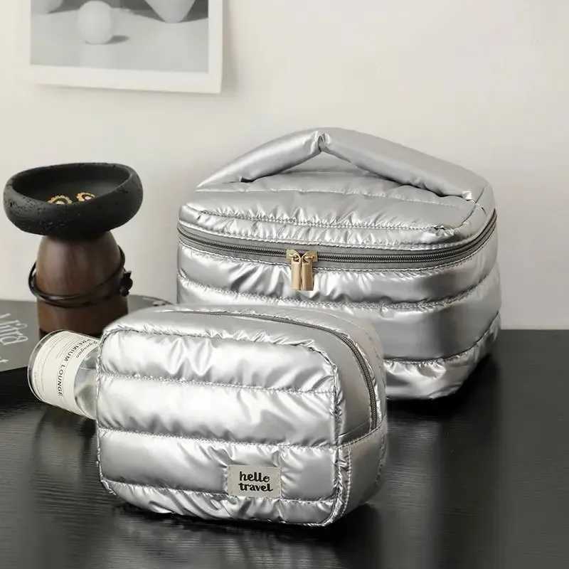 2PcsSet Large Capacity Fashion Makeup Bag Portable Travel Multifunctional Toiletry Skin Care Bag Waterproof Cosmetic Bag SetW251021