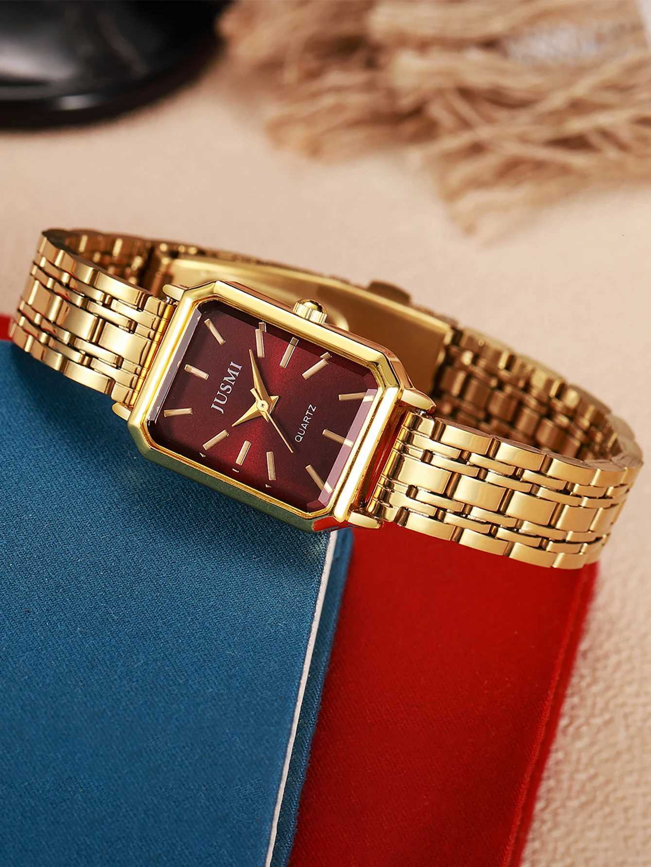 Luxury highend womens quartz no number metal texture suitable for Halloween Christmas giftXJ251021