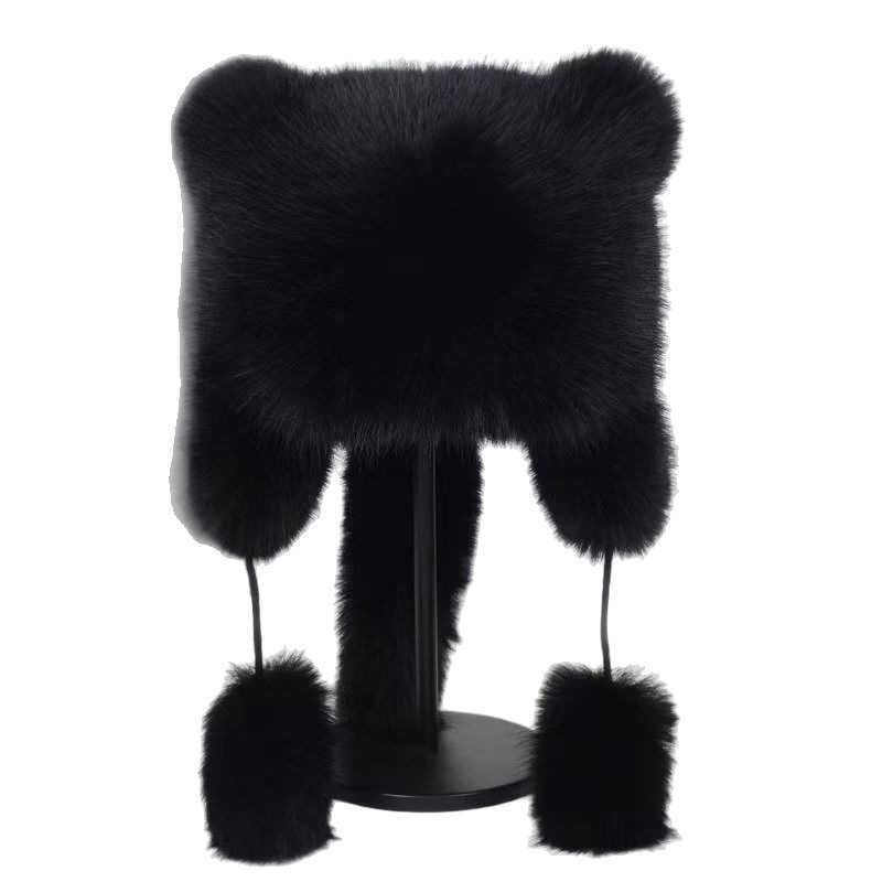 Celebrity Little Raccoon Hat Ear Protection Hat Ecofriendly Faux Fur Hat Autumn Winter New Thickened Warm Hat H251020