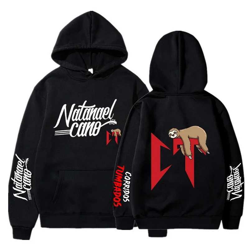 Natanael Cano Hoodies Men Fashion Corridos Tumbados Long Sleeve Sweatshirts Women Cool Casual Harajuku Hooded Pullover Sudaderas W251021