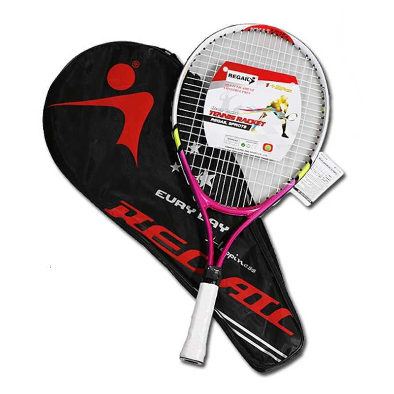 pc 23 Inch Special Tennis Racket for Teenagers Aluminum Alloy Tennis Racket Strong Nylon Wire Suitable for Childrens Training W251021