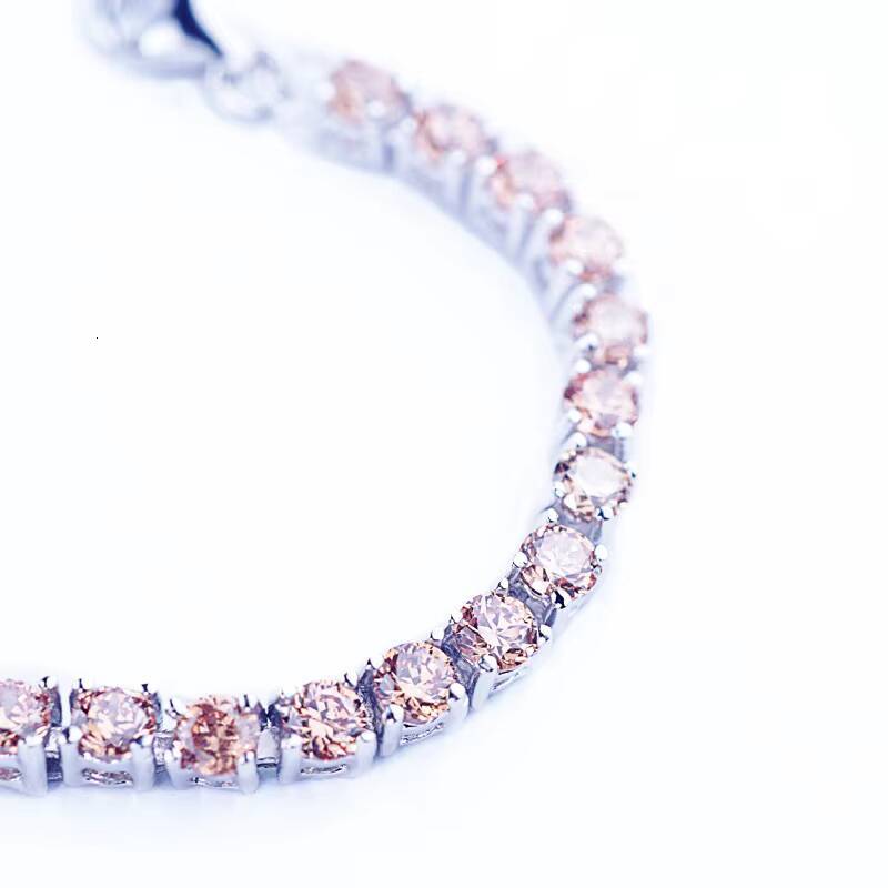 Wholesale Iced Out Moissanite Tennis Bracelet 925 Silver Joyeria Plata 925 Custom Fine Jewelry Bracelets Bangles