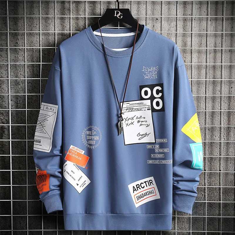 Sweatshirt for Mens Clothing New in Hoodies Sweatshirts Hoodies Anime Y2k Clothes Sport Gym Graphic Hoodie Men Goth J251021