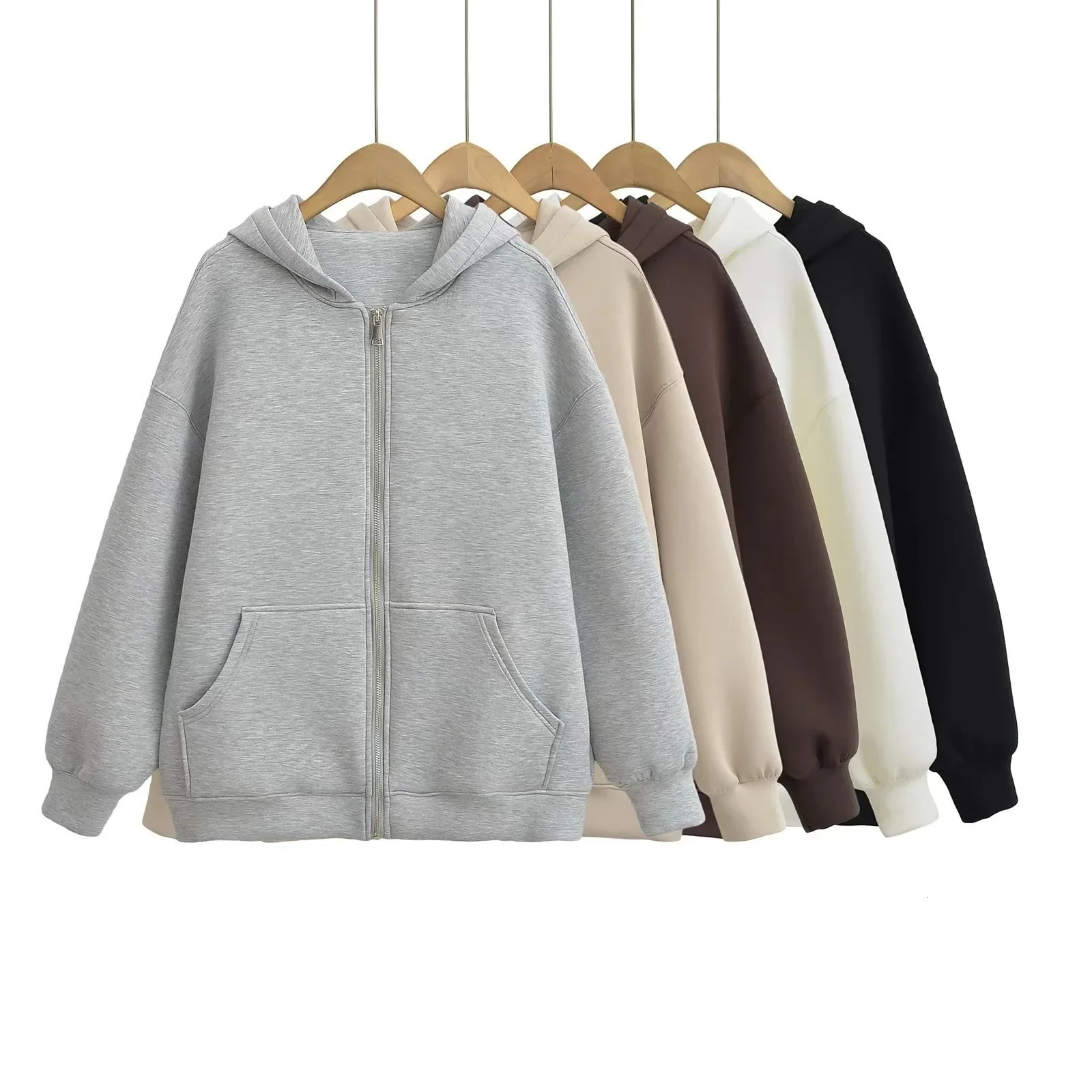 SpringFall Fashion Boys Girls Pure Pink Black Red Grey Sweet Style Comfortable Zipper Hoodie Top 251021