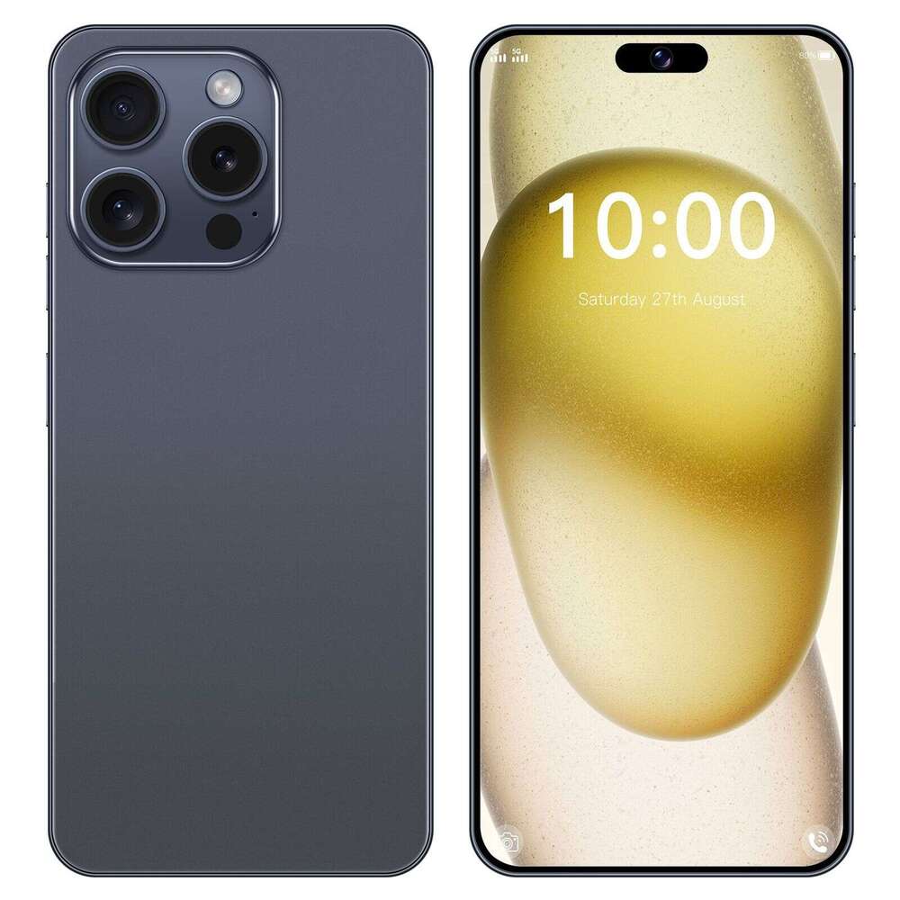 New I Promax Phone Inch Brushed Edge Frame Smartphone G