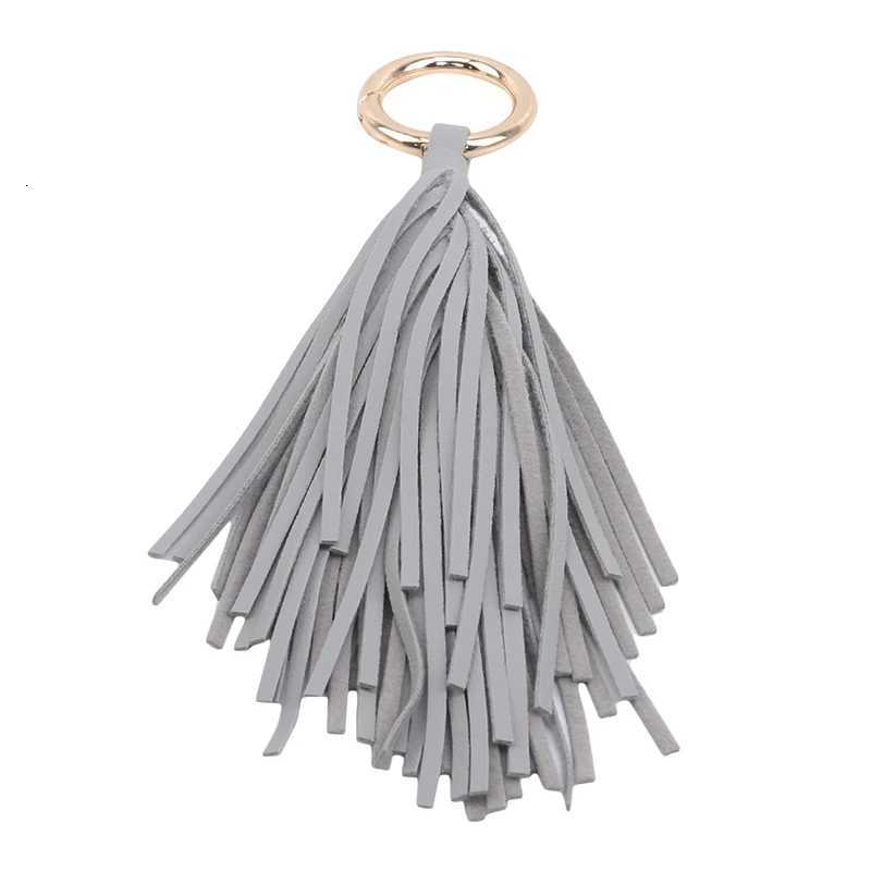 Fashion Tassel Key Chain Women Cute Tassel KeyChain Bag Accessory PU Leather Tassels Car Key Ring Fringe Jewelry W251021