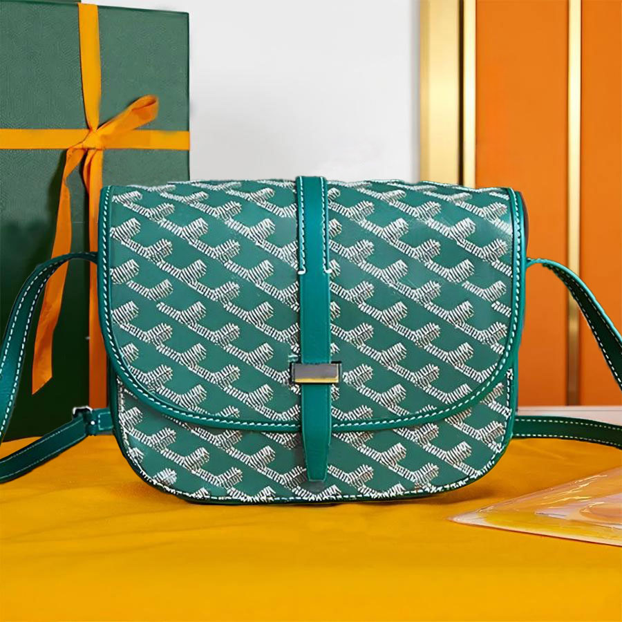 Designer bag saddle bag shoulder bag luxury bag high quality leather camera bag printed mini wallet