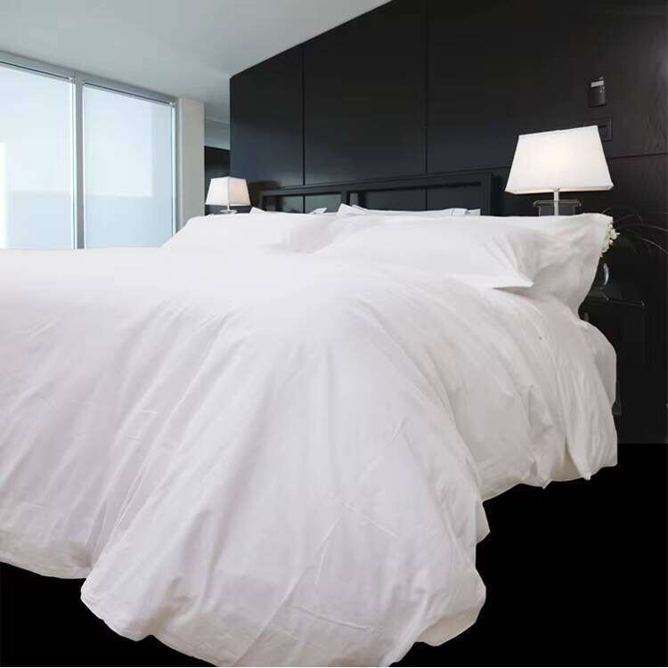 100% Cotton Pure White Hotel Duvet Cover Set