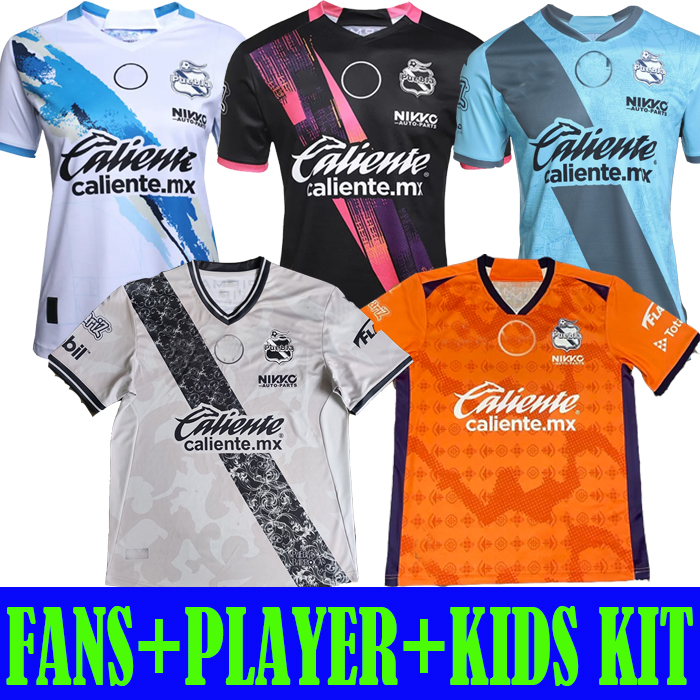 XXXL XXXXL 25 26 Puebla FC Soccer Jerseys E.GOMEZ LOZANO E.GUERRA GARNICA CAVALLINI R. goalkeeper PACHUCA Liga MX 2025 2026 Home Away Men Kids Kits socks Football Shirts