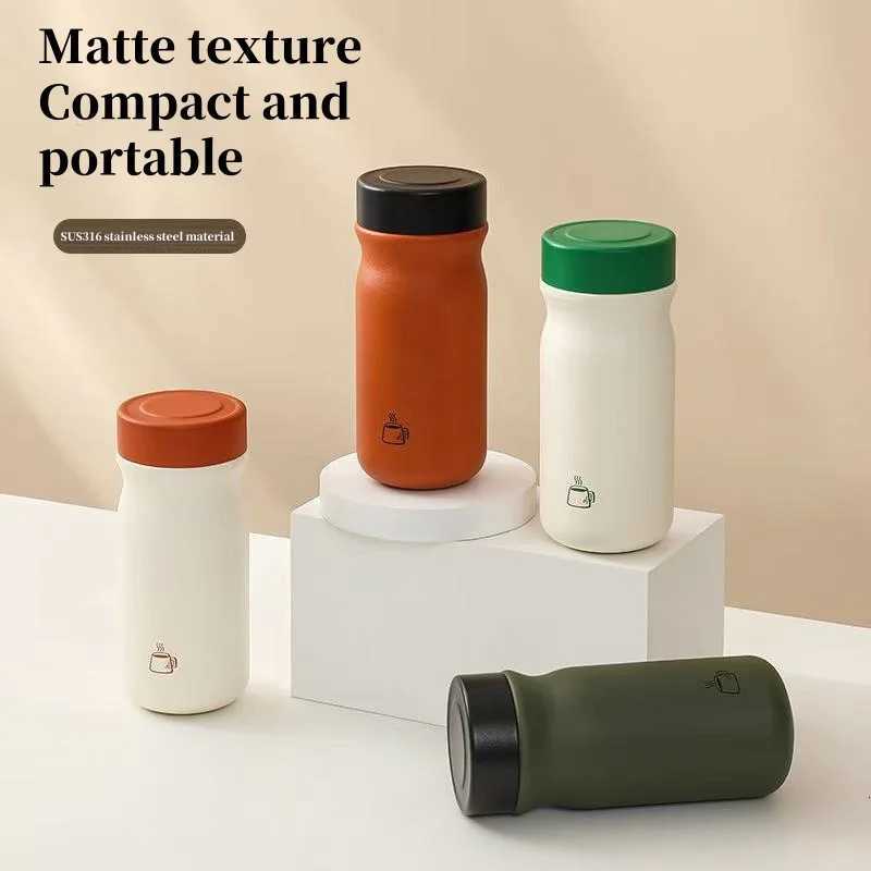 Stainless Steel Pocket Thermos Bottle Mini Thermal Water Bottle Insated Flask Outdoor Cup Camping Drinkware Outdoor Travel Y251021