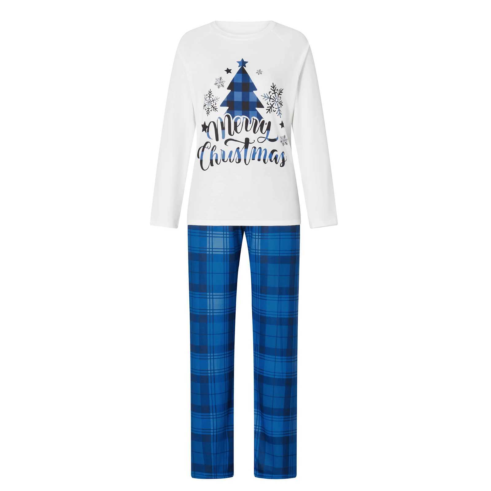 MISOWMNJOY Family Matching Clothes Christmas Pajamas Mother Kids Baby Pyjamas Set Sleepwear Dad Mom And Daughter Son Outfits L251021P2QA