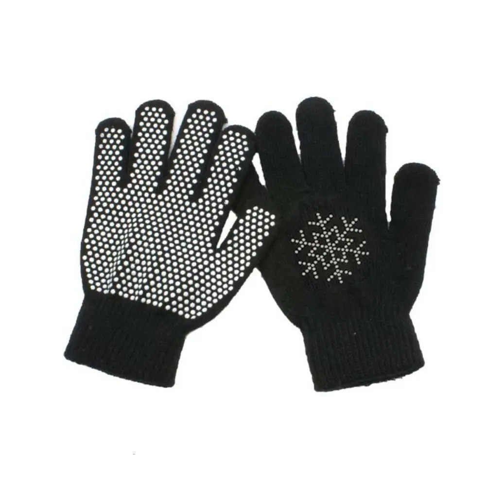NonSlip Skating Gloves Palm Protection Winter Warm Figure Skating Gloves Cotton With Gel Kids Skating Mittens Coldproof 251021