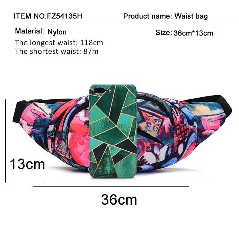 Printed Pillow Womens Waist Bag Waterproof Belt Bags for Ladies Travel Phone Case Belt Wallet Fanny Packs Female Chest Hip Bags Z251021