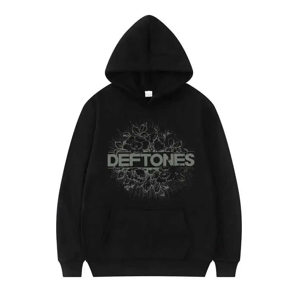 New Deftones Fashion Prevalent Print Hooded Men Women Plus Size Hoodies Retro Punk Sweatshirt Unisex Personality Streetwear J251021