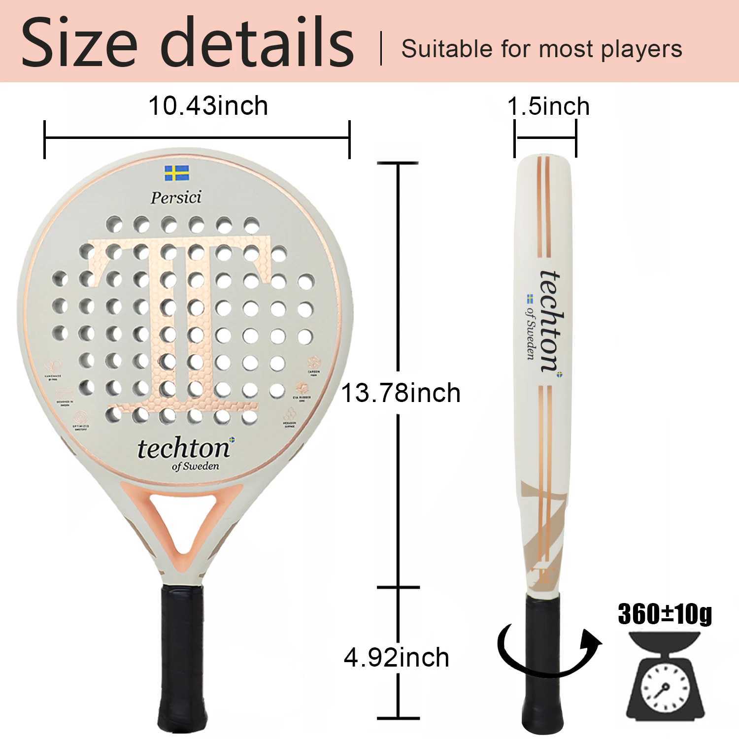 Pala Padel Raquetas de Tenis Racket Paddle Racquet EVA Soft 003K2K Carbon Fiber 3D Hexgon Paddle with Padel Bag Accessories W251021