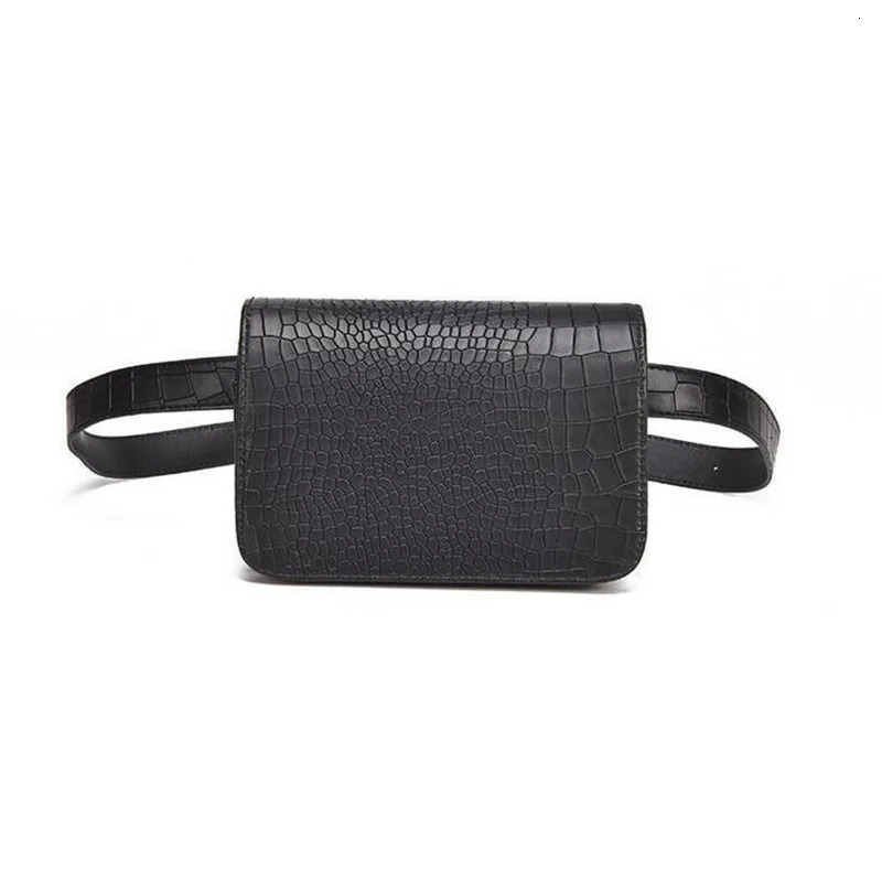 Fashion Alligator Pattern Waist Pack Women PU Leather Adjustable Belt Bag Waist Pack Wallet Crossbody Bag Ladies Bags 207 251021