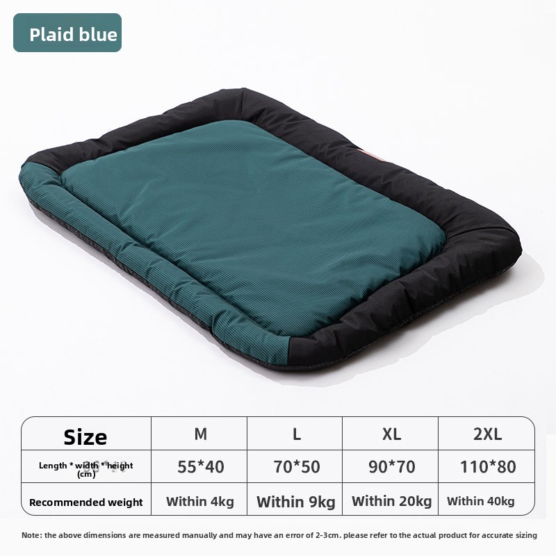 Pet Oxford Cloth Sofa Mat & Dog Bed Summer Cool Feeling Dog Mat, Large-Size Dog Cushion for Small Dogs Comfortable Pet Bed for Indoor Outdoor Use