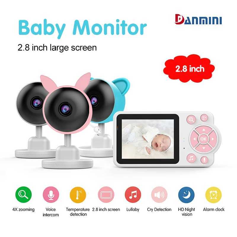 Damini 720p HD baby monitor IR night vision breastfeeding reminder temperature detection lullaby 24G wireless connection J251121