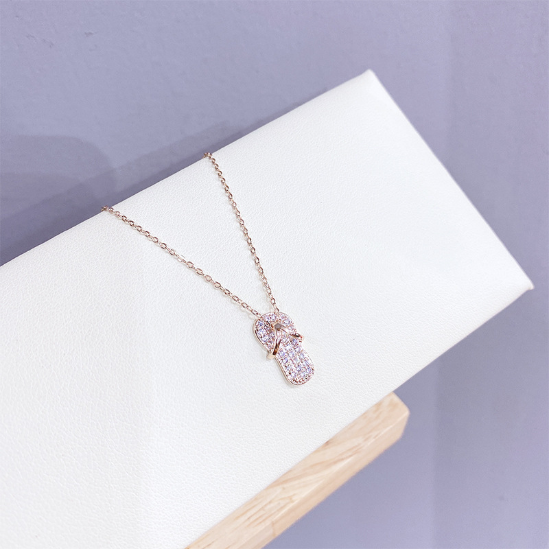 Designer necklace Fashionable gold-plated necklace, women's zircon shell collarbone chain Necklace for women free shipping Valentine's Day g