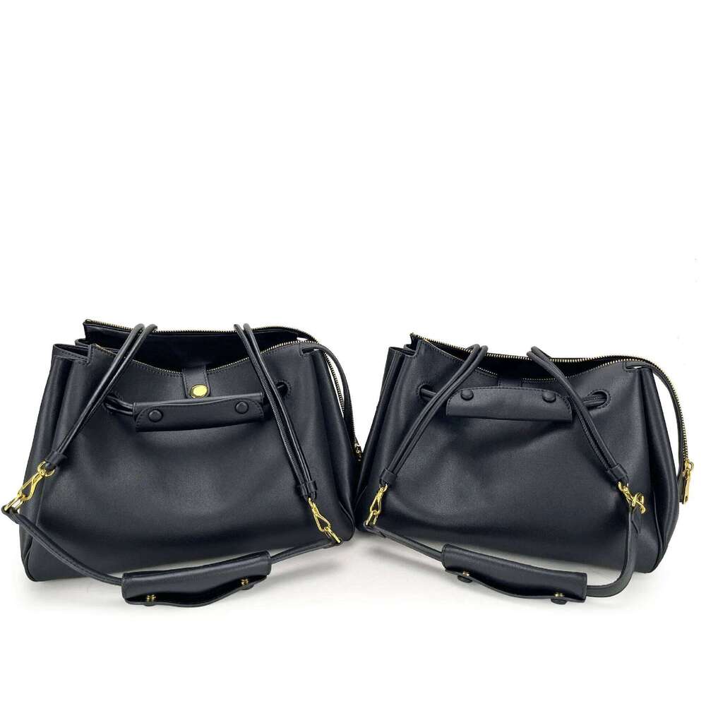 Cowhide Underarm New Niche Design Large Capacity Vintage Slack Tote Fashionable Women's One-Shoulder Crossbody Bag 251021