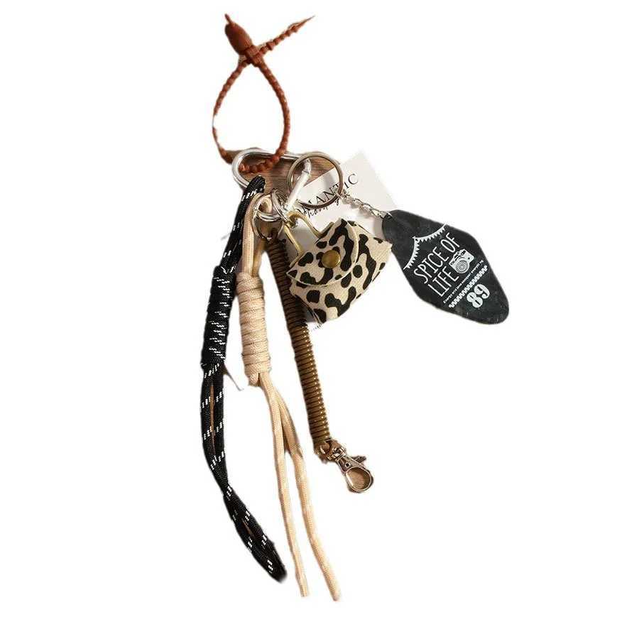 Cute Mini Bag Pendant Small Nylon Rope Handmade Chain For Women Backpack Pendant Car Key Chain Accessories J251121