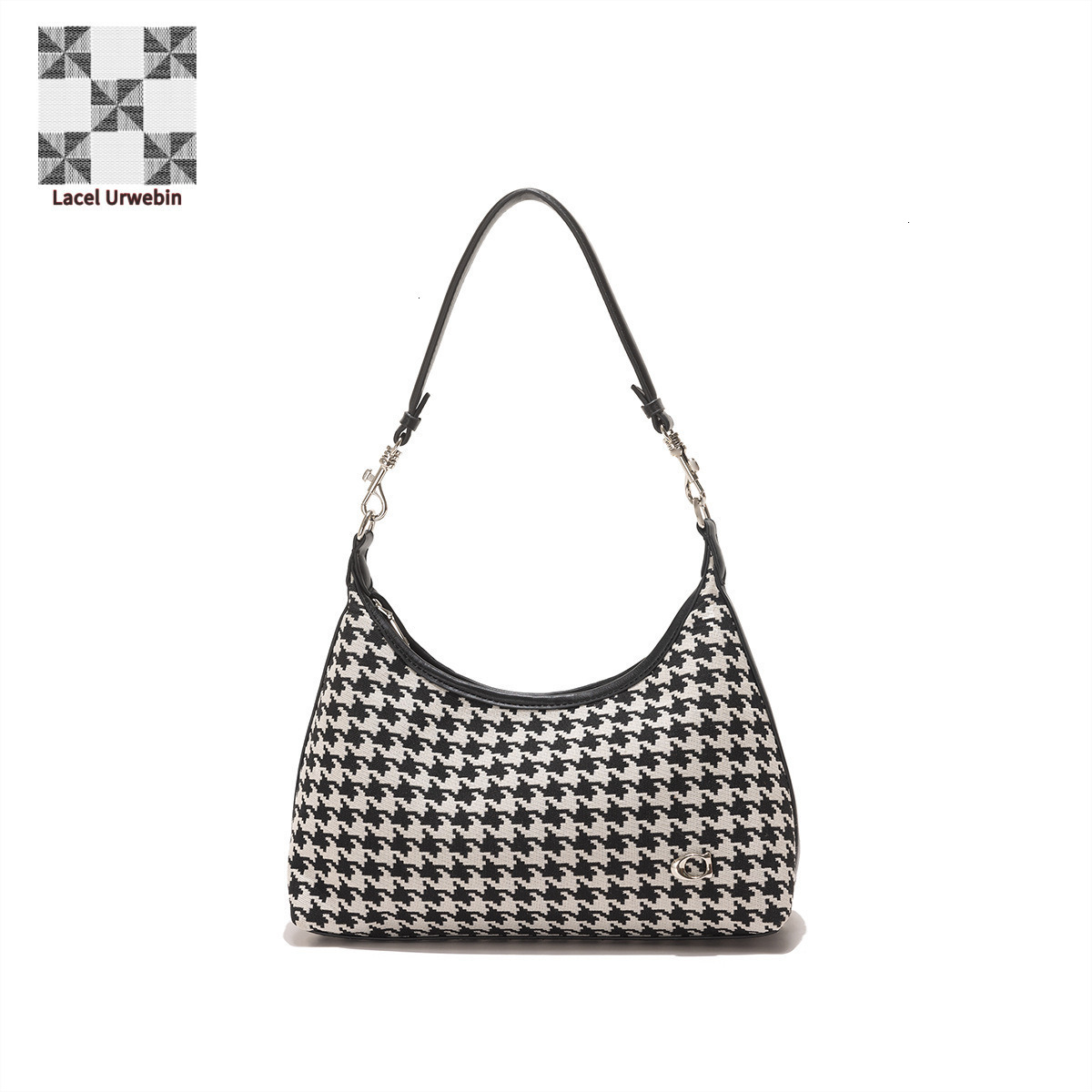 Lacel Urwebin Designers Niche Design Large-capacity Handbag Luxury Bag For Women 2025 New Style Versatile Chessboard Commuting Underarm Shoulder Cross