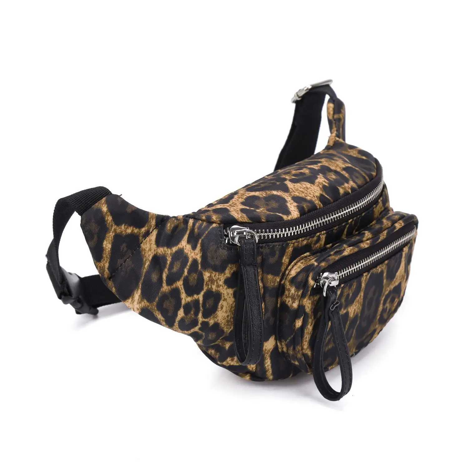 Vintage Leopard Printed Fanny Packs For Women Waist Bag Portable Female Waist Pack Z251021