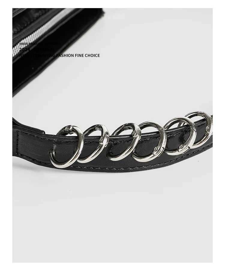 JIAERDI Hot Girls Black Shoulder Bags Purse Women High Street Pocket Chic Casual Crossbody Bags Ladies Versatile Bolsos De Mujer Z251018