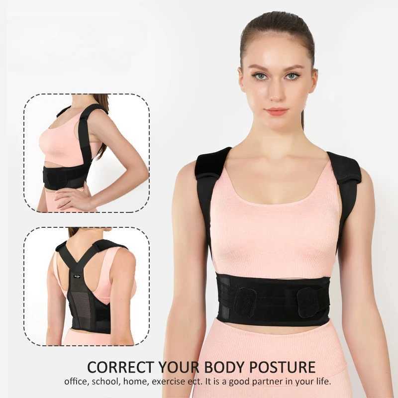 Fully Adjustable Straightener Upper Spine Support Men Women BackBack Brace Posture Corrector1 D251021