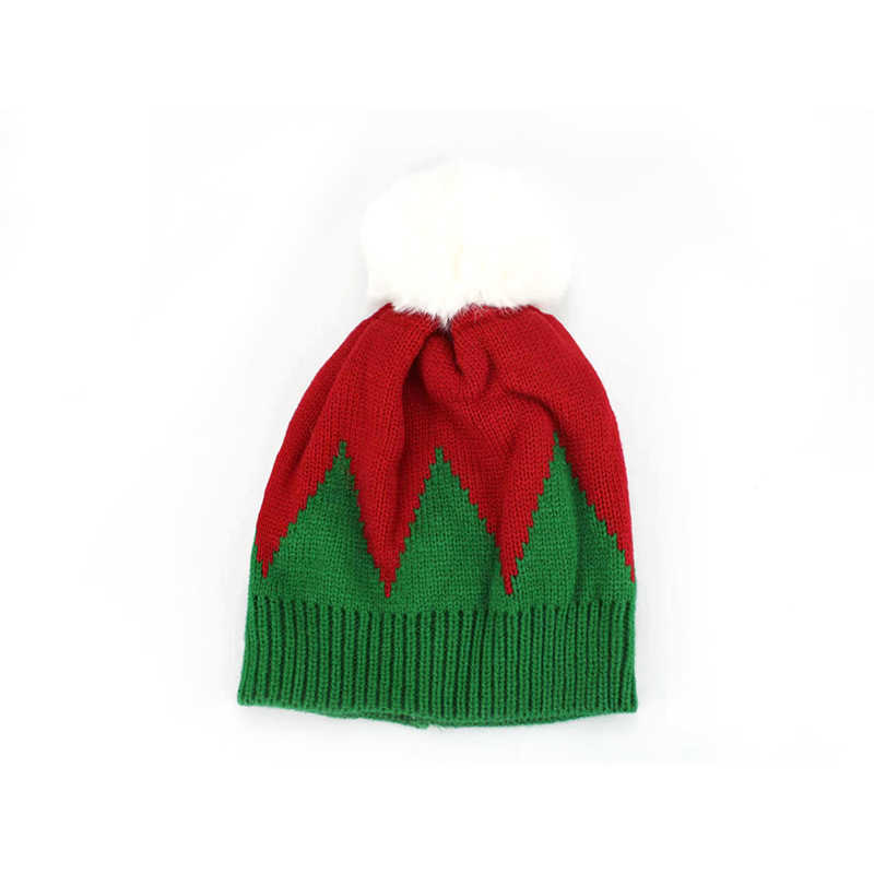 Christmas Beanie Outdoor Fashion Warm Winter Womens Trendy Knitted Hat Brimless Hat H251020