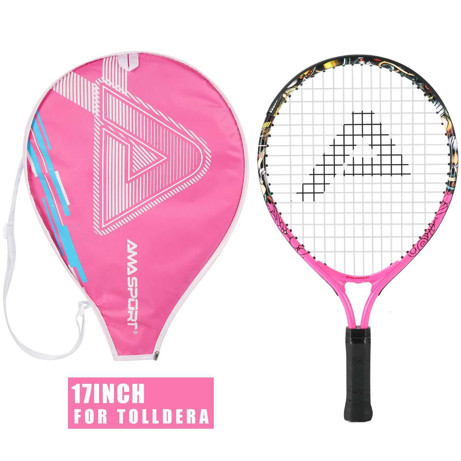 AMASPORT Tennis Rackets for Kids Toddlers 7 with Cover Bag for Girl and Boy Tennis Racquet W251021