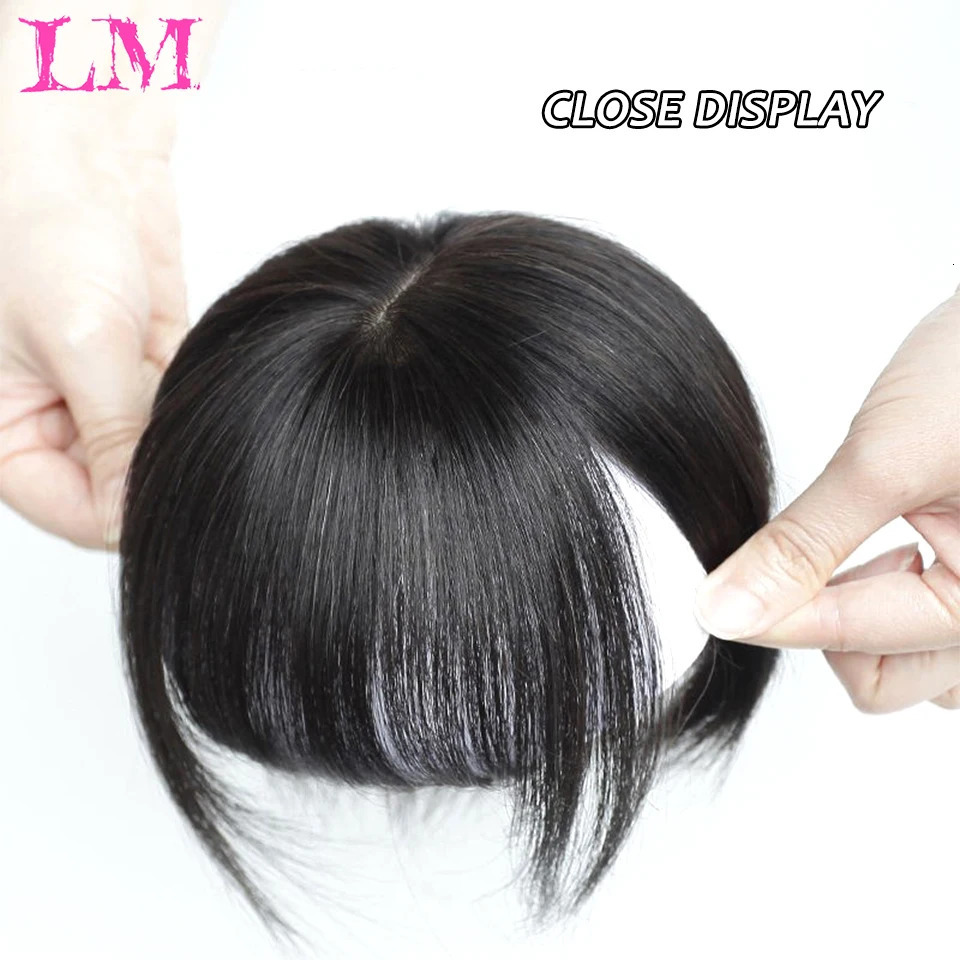 3D Bangs Invisible Seamless Head Hair Water Ripple Hair Air Bangs Head Overhead Natural Invisible Replacement Cover White Hair 251014