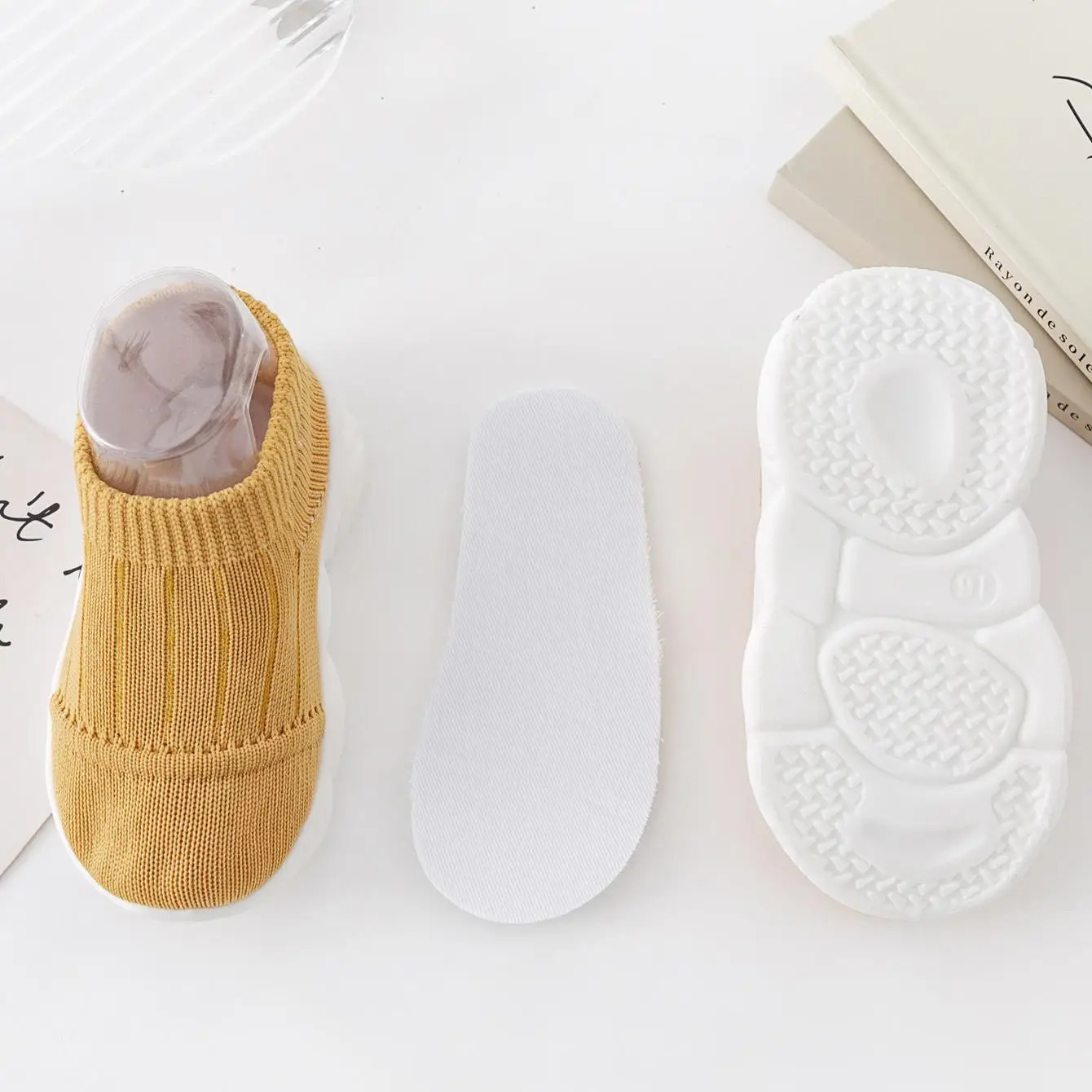 Toddler Slipon Casual Shoes Spring Autumn 624M Boys Girls Baby Soft Bottom Sneakers Kids Cotton Knitted NonSlip First Walker 251014