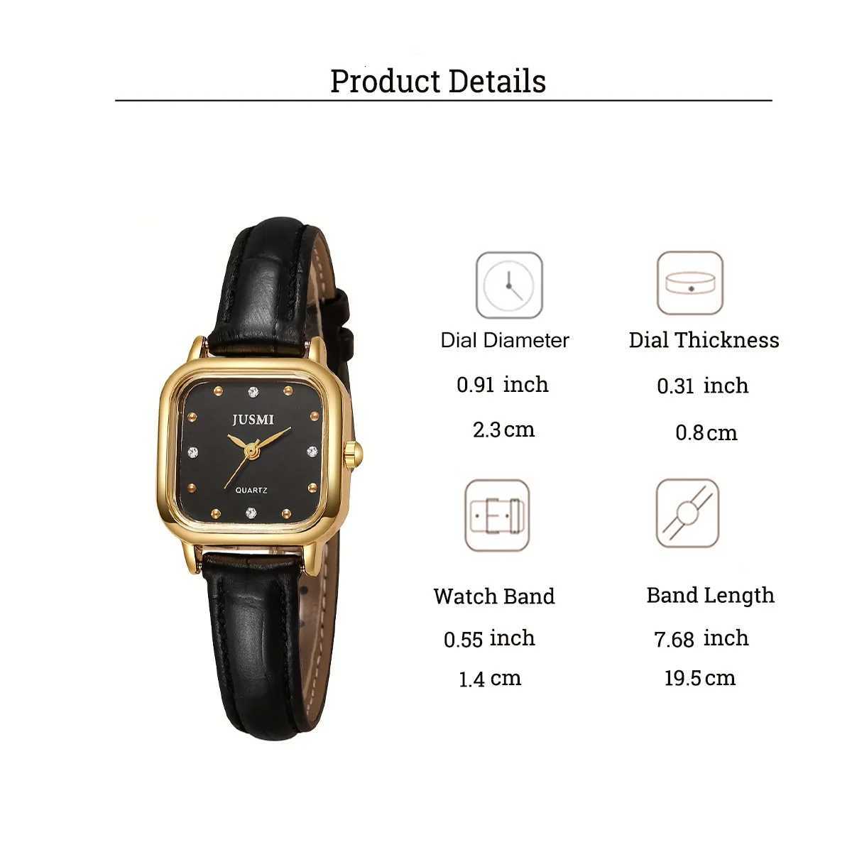 Minimalist and Exclusive Womens Korean Style Student Rectangular Wrist with Vintage Charm Ladies QuartzXJ251021